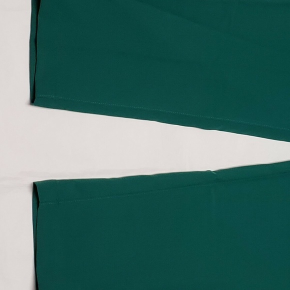 Women’s Slim Ankle Tie-Waist Crepe Pants Green NWT - Picture 6 of 8